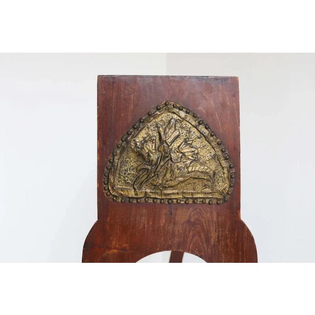 Antique French Art Nouveau Planter / Jardiniere in Brass, 1900 For Sale - Image 9 of 12