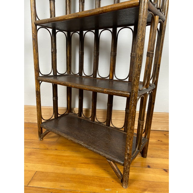 Vintage Rattan Shelf, 1920s For Sale - Image 16 of 18