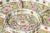 Ceramic Early 20th Century Chinese Export Rose Medallion Sweetmeat Dish Set- 7 Pieces For Sale - Image 7 of 13