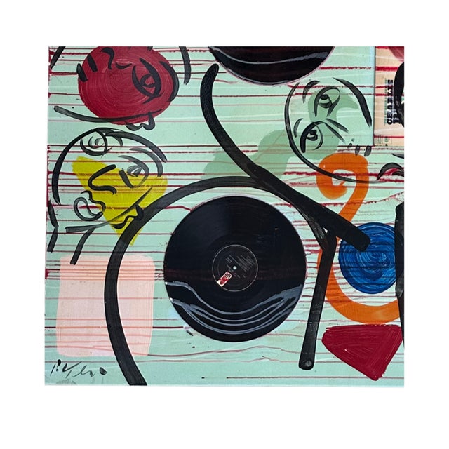 Abstract Rare, Large-Scale Painting, Peter Keil For Sale - Image 3 of 3