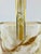 Vintage Mid Century Modern Faux Onyx and Gold Ice Bucket With Handle For Sale - Image 4 of 14