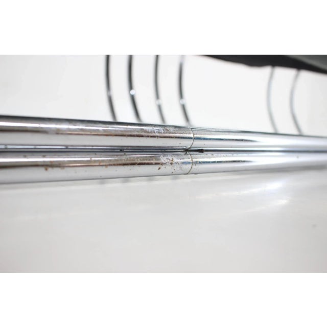 Textile Set of Tubular Armchairs, 1970s For Sale - Image 7 of 11