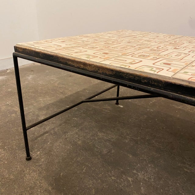 1960s Arden Riddle Tile Top Coffee Table Chairish
