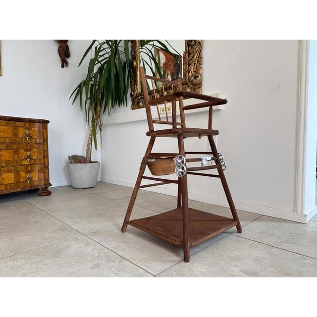 Charming, rustic high chair/farmhouse chair/children's chair. Dimensions: Height x Width x Depth 97 x 50 x 50 cm. Seat...