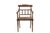This Vintage Anglo-Indian Teakwood Armchair is handcrafted from solid teakwood, featuring gently curved arms, a slatted...