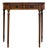 Antiqued Jaycee Furniture English Mahogany Wood Entry Table Sussex Handmade For Sale