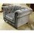 Transitional Late 20th Century Restoration Hardware Chesterfield Chair For Sale - Image 3 of 4