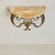 Petite French Brass + Marble Wall-Mounted Console, 1940s - 2 Available For Sale - Image 4 of 10