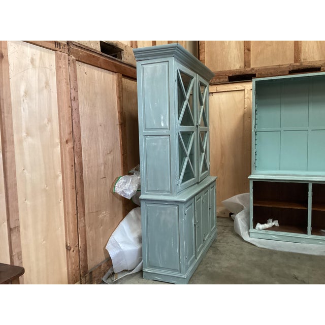 Vintage French Painted Bookcases/Pr. For Sale In New York - Image 6 of 16
