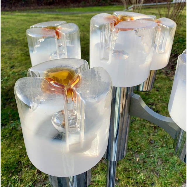 Brutalist Floor Lamp by Gaetano Sciolari for Nason Mazzega, 1960s For Sale - Image 18 of 18