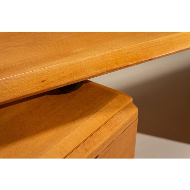 Adjustable Desk in Beech by Seltz, France, 1980s For Sale - Image 16 of 18
