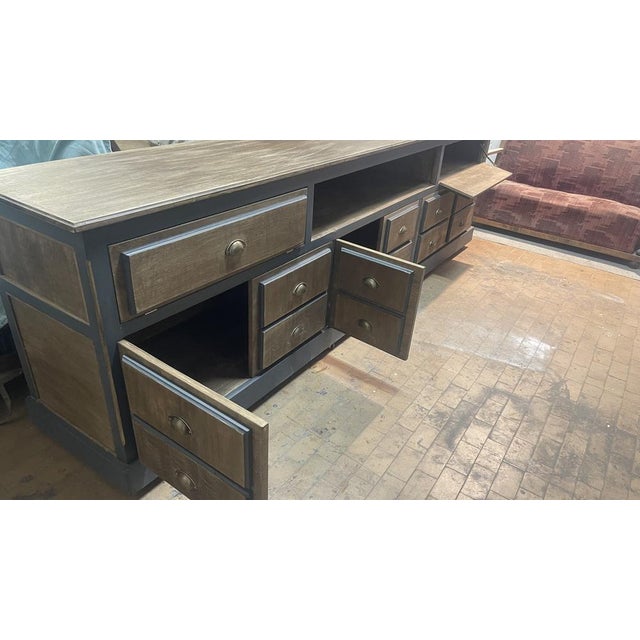 Vintage Counter in Wood, 1960s For Sale - Image 9 of 17