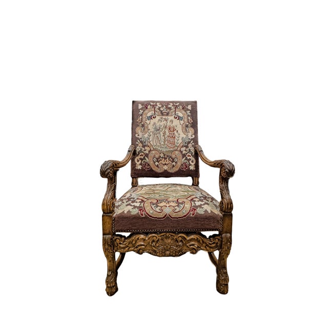 An impressive 18th Century Portuguese Rosewood Chair.
