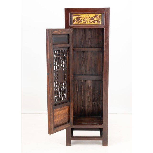 Wood Mid 20th Century Chinese Hongmu Cabinet For Sale - Image 7 of 9