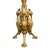 Aesthetic Movement Figural Heron Carved Gilt Wood Marble Top Side Stand C1880 For Sale - Image 9 of 14