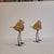 Orange Little Birds in Blown Glass from Chehoma, France, 2000s, Set of 2 For Sale - Image 8 of 16