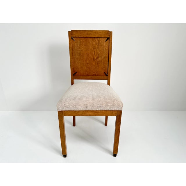 Dutch Art Deco Chair with Upholstered Seat For Sale - Image 11 of 11