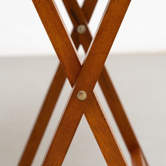 Folding Wood Table, 1960s For Sale - Image 13 of 18