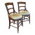 Pair of 1920s Eastlake Cane Chairs With Needlepoint Cushions For Sale