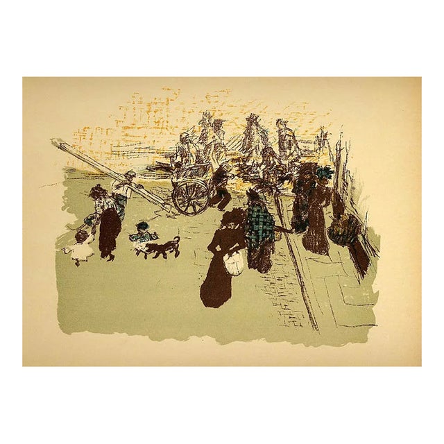 Bonnard Lithograph 111 Coin De La Rue 1952 For Sale