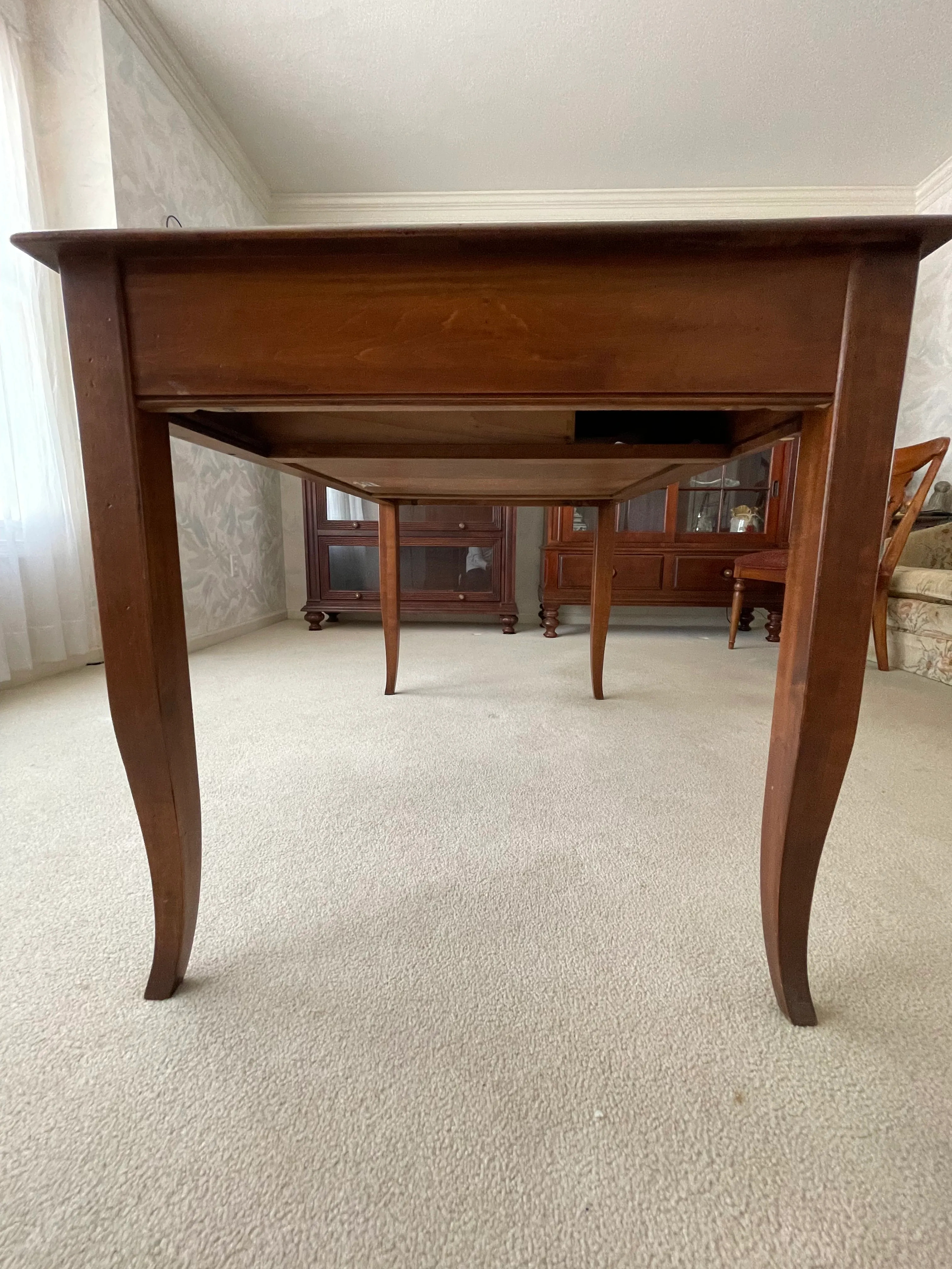 イーセンアーレン 本棚付デスク ETHAN ALLEN Country Crossing Ethan Allen Country Crossings Computer Desk - AptDeco