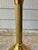 1890s Antique Edwardian Solid Brass English Tall Oil Lamp For Sale In Dallas - Image 6 of 12