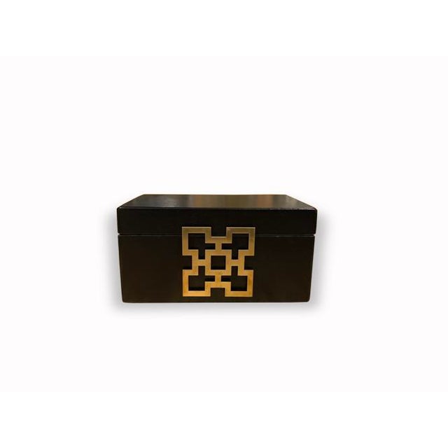 Black Wooden Jewelry Box Chairish chairish