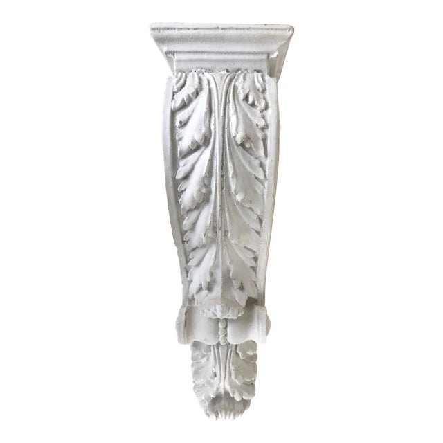 1930s Empire Style Scrolling Plaster Wall Shelf/Bracket For Sale