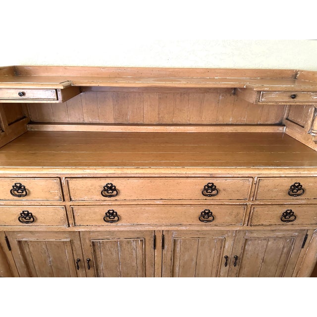 2010s Rustic European Bausman & Co. Bench-Made Buffet W/Removable Top Shelf For Sale - Image 5 of 12