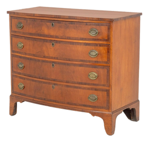 George III Style Fruitwood Chest of Drawers