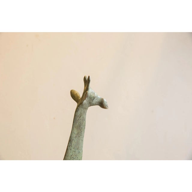 Metal Large Vintage African Giraffe For Sale - Image 7 of 8