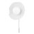 Modern Mitzi Bacia 1-Light Wall Sconce, Aged Brass/Ceramic Raw Matte White For Sale - Image 3 of 3