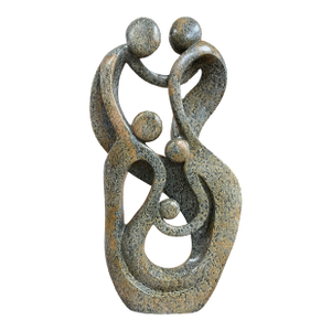 Original Shona Stone Sculpture by Charles Kaza –Family Carving