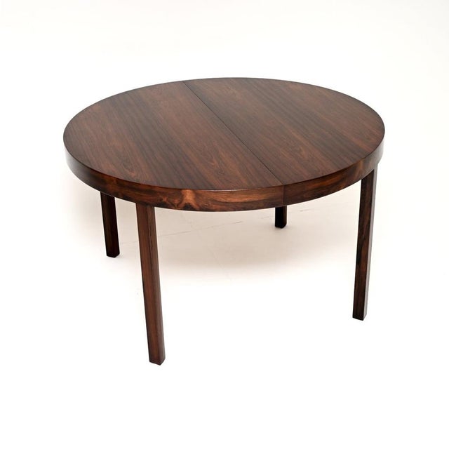 Mid-Century Modern Vintage Danish Extending Dining Table by Ole Wanscher, 1960 For Sale - Image 3 of 11