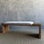 Casi Brown Bench in White Oak and Natural Genuine Sheep Upholstery For Sale - Image 11 of 14