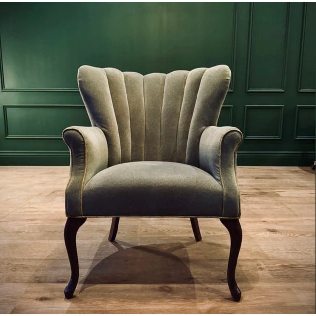 Sage Mohair Reader For Sale In Los Angeles - Image 6 of 6