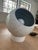 Mid 20th Century Afco Style Spotlight Atomic Table Lamp Dome Globe Eyeball For Sale - Image 4 of 10