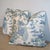 Textile Lee Jofa Sakura Print Pillows in Teal - Pair For Sale - Image 7 of 7