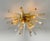 Glass Oro Sputnik Flush Mount by Fabio LTD For Sale - Image 7 of 9