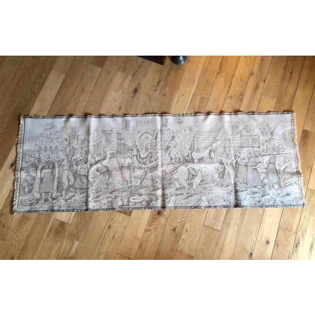 1970s Moroccan Aubusson Tapestry Textile / Art For Sale - Image 17 of 18