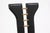 Pierre Cardin Pierre Cardin Italian Contemporary Modern Black Lacquer and Leather Side Chair For Sale - Image 4 of 11