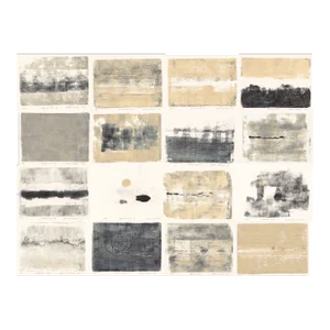 Presidio Play Set of 16 Abstract Print 10*14 Neutral by Carrie Bergey
