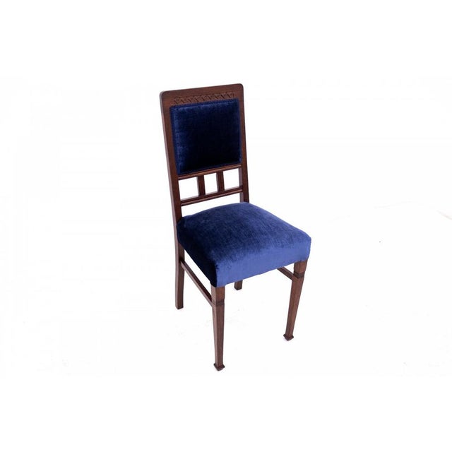 Art Nouveau Table with Chairs, Poland, 1930s For Sale - Image 9 of 18