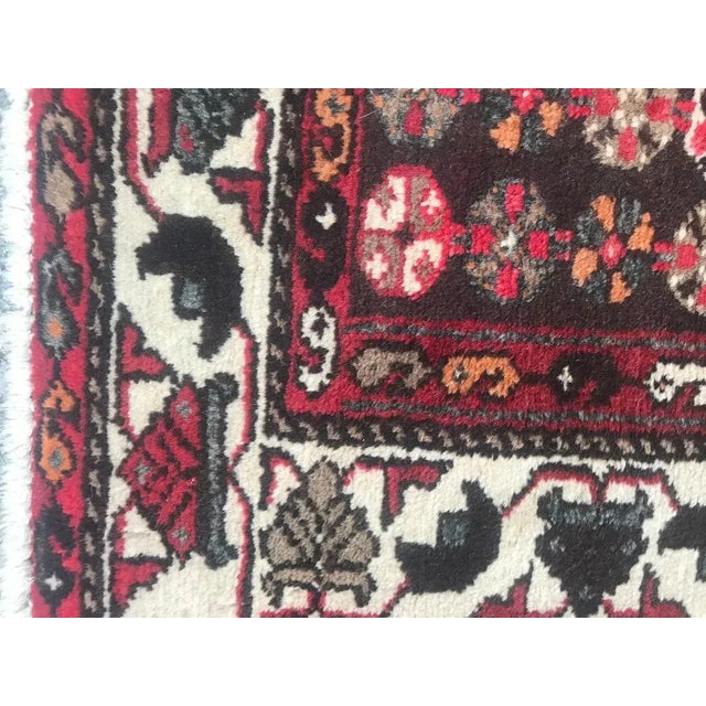 Green Vintage Wool Zanjan Rug, 1960s For Sale - Image 8 of 13