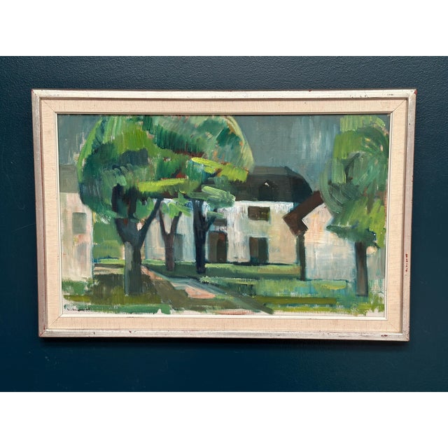 Harry Wichmann, The White House, 1950s, Oil on Canvas, Framed For Sale - Image 8 of 18