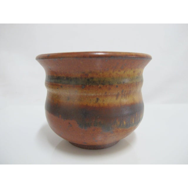 Ceramic Wally Schwab Pacific Nw Stoneware Studio Pottery Small Pot or Punch Cup Set of 6 For Sale - Image 7 of 14