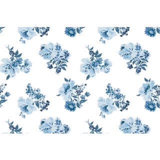 Swans Island All Over Blue Fabric by the Yard For Sale