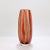 Mid 20th Century Mid-Century Modern Murano Italian Glass Red & Purple Striped Vase For Sale - Image 5 of 13