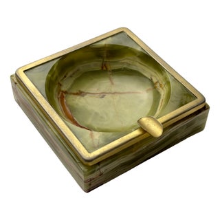 Vintage Onyx Ashtray, Italy, 1950s For Sale