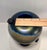 1988 Rick Hunter Iridescent Purple Art Glass Vase Signed Studio Glass 7.5”h For Sale - Image 9 of 9